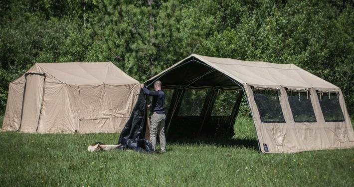 DLX ASAP Rapid Shelter Tent - Removable End Wall
